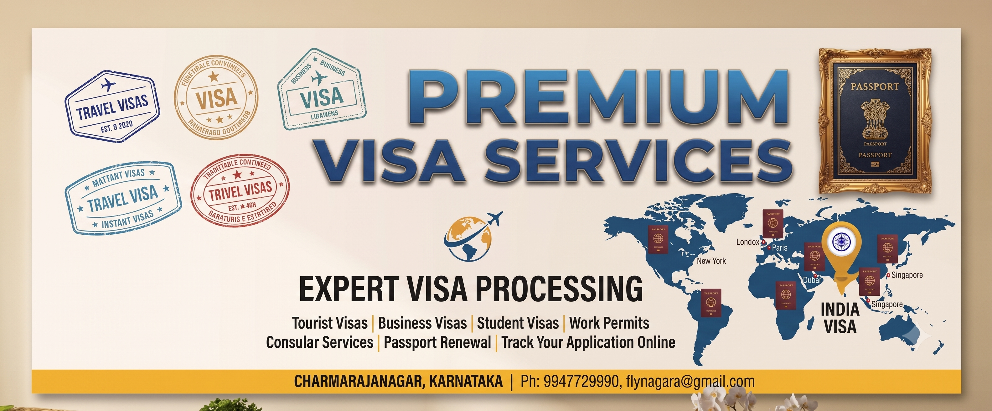 Premium visa services by Fly Nagara